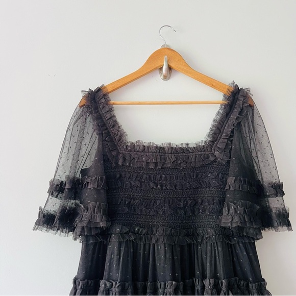 Needle & Thread Peaches Smocked Ankle Gown Size 16​ - Picture 7 of 8